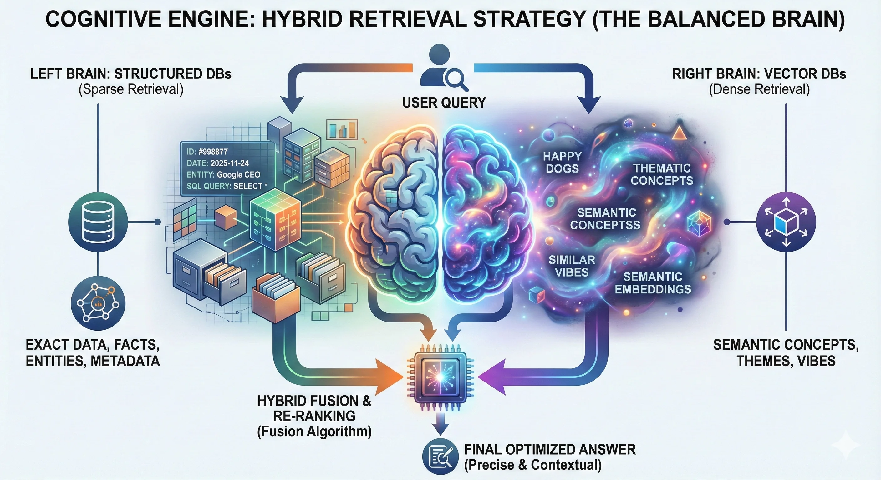 Hybrid Retrieval Strategy: The Balanced Brain